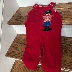 Bailey Boys 3t Overalls Reversible Longalls with Toy Soldier or Dump Truck